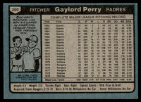Gaylord Perry 1980 Topps Series Mint Card #280
