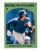 Francisco Alvarez 2021 Topps Heritage Minor League Series Mint Card #72TVS-7
