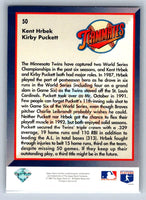 Kirby Puckett 1993 Upper Deck Teammates Series Mint Card #50
