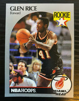 Glen Rice 1990 1991 NBA Hoops Series Mint Rookie Card #168
