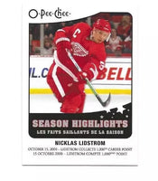 Nicklas Lidstrom 2010 2011 O-Pee-Chee Season Highlights Series Mint Card #SH-1
