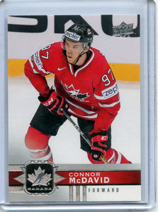 Connor McDavid 2017 2018 Upper Deck Team Canada Series Mint Card #1