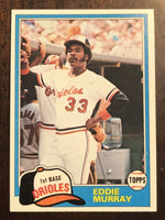 Eddie Murray 1981 Topps Series Mint Card #490

