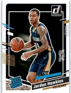 Jordan Hawkins 2023 2024 Donruss Rated Rookie Series Mint Card #219