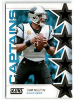 2019 Score Football Captains 30 Card Insert Set with Brady, Kelse, Prescott, Plus
