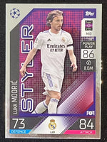 Luka Modric 2022 2023 Topps Match Attax Styler Series Mint Card #128
