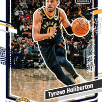 Tyrese Haliburton 2023 2024 Donruss Series Mint Card #8