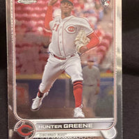 Hunter Greene 2022 Topps Chrome Update Series Mint Rookie Card #USC191