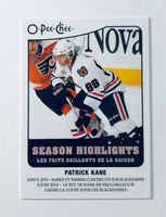 Patrick Kane 2010 2011 O-Pee-Chee Season Highlights Series Mint Card #SH-15
