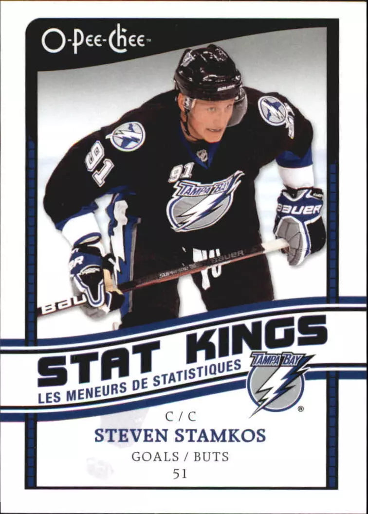 Steven Stamkos 2010 2011 O-Pee-Chee Stat Kings Series Mint Card #SK2