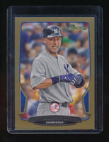 New York Yankees 2013 Bowman GOLD 10 Card Team Set with Derek Jeter, Mariano Rivera, Robinson Cano+
