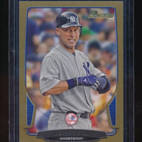 New York Yankees 2013 Bowman GOLD 10 Card Team Set with Derek Jeter, Mariano Rivera, Robinson Cano+