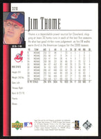 Jim Thome 2001 Upper Deck Series Card #320
