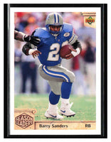 Barry Sanders 1992 Upper Deck Season Leaders Series Mint Card #306
