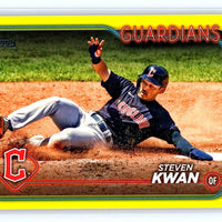 Steven Kwan 2024 Topps Yellow Series Mint Card #312