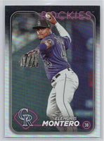 Elehuris Montero 2024 Topps Rainbow Foil Mint Card #341
