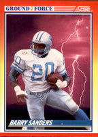 Barry Sanders 1990 Score Ground Force Series Mint Card #325
