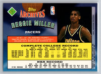 Reggie Miller 1992 1993 Topps Archives Series Mint Card #67
