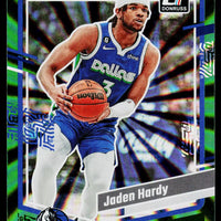 Jaden Hardy 2023 2024 Donruss Green Laser Series Mint Card #196