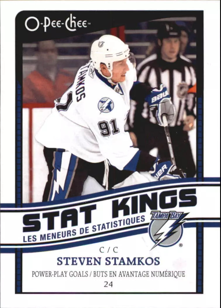 Steven Stamkos 2010 2011 O-Pee-Chee Stat Kings Series Mint Card #SK6