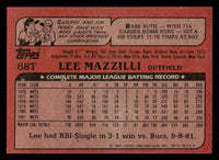 Lee Mazzilli 1982 Topps Traded Series Card #68T

