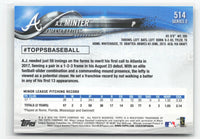 A.J. Minter 2018 Topps Mint Rookie Card #514
