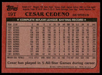 Cesar Cedeno 1982 Topps Traded Series Card #19T
