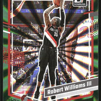 Robert Williams III 2023 2024 Donruss Green Laser Series Mint Card #81