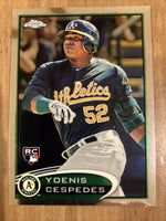 Yoenis Cespedes 2012 Topps Chrome Series Mint Card #180
