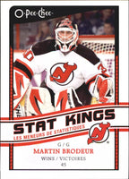 Martin Brodeur 2010 2011 O-Pee-Chee Stat Kings Series Mint Card #SK16
