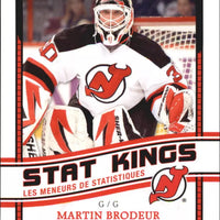 Martin Brodeur 2010 2011 O-Pee-Chee Stat Kings Series Mint Card #SK16