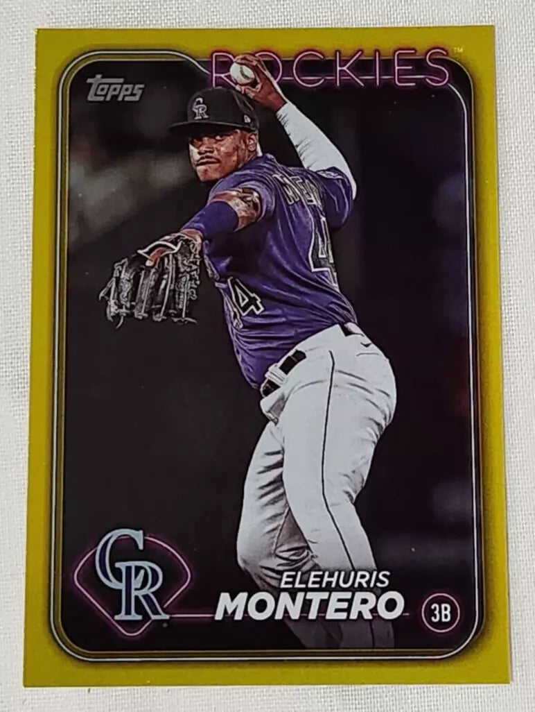 Elehuris Montero 2024 Topps Gold Series Mint Card #341