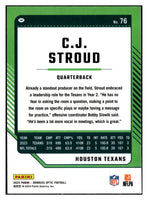 CJ Stroud  2024 Donruss Optic Series Mint Card #76
