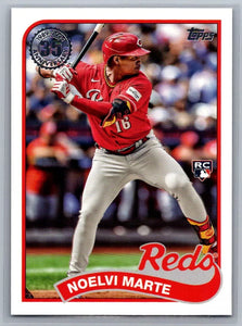 Noelvi Marte 2024 Topps 1989 35th Anniversary Mint Card #89SB-3