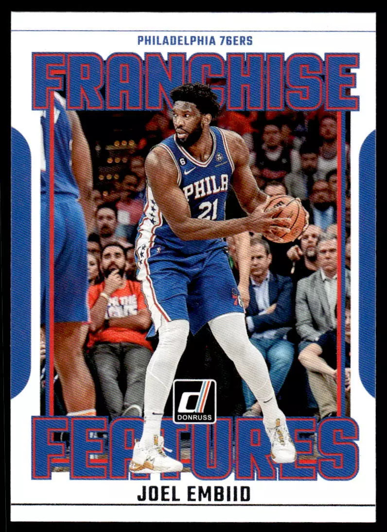 Joel Embiid 2023 2024 Donruss Franchise Features Series Mint Card #3