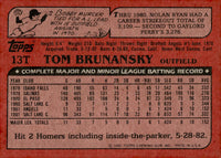 Tom Brunansky 1982 Topps Traded Series Card #13T (Copy)
