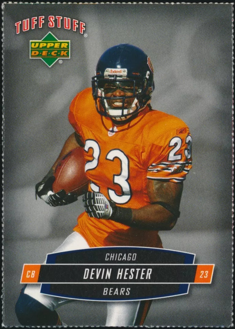 Devin Hester 2006 Upper Deck Tuff Stuff Series Mint Card #TSUD-36