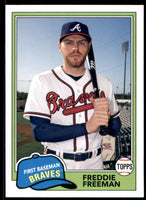 Freddie Freeman 2018 Topps Archives Series Mint Card  #219
