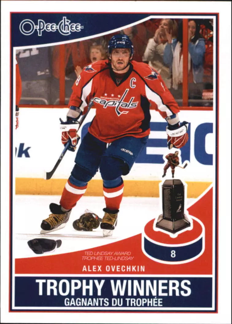 Alexander Ovechkin 2010 2011 O-Pee-Chee Trophy Winners Series Mint Card #TW2