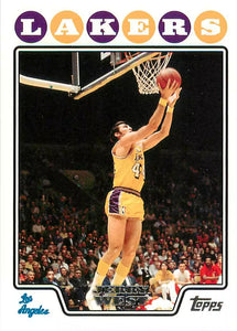 Jerry West 2008 2009 Topps Series Mint Card #180