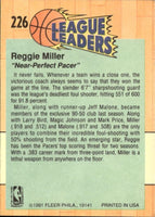 Reggie Miller 1991 1992 Fleer Series Mint Card #226
