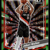 Jabari Walker 2023 2024 Donruss Green Laser Series Mint Card #156