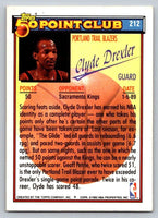 Clyde Drexler 1992 1993 Topps Series Mint Card #212

