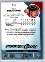 Alex Formenton 2017 2018 Upper Deck Young Guns Card #219
