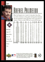 Rafael Palmeiro 2001 Upper Deck Series Card #337
