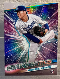 Yoshinobu Yamamoto 2024 Topps Stars of the MLB Mint Card #SMLB-57