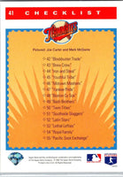 Mark McGwire 1993 Upper Deck Teammates Checklist Series Mint Card #41
