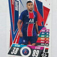 Kylian Mbappe 2020 2021 Topps Match Attax Series Mint Card #PSG17