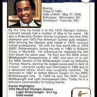 Sugar Ray Leonard 1991 Impel U.S. Olympic Hall of Fame Series Mint Card #29