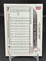 J.D. Martinez 2022 Topps Chrome Sepia Refractor Series Mint Card #67
